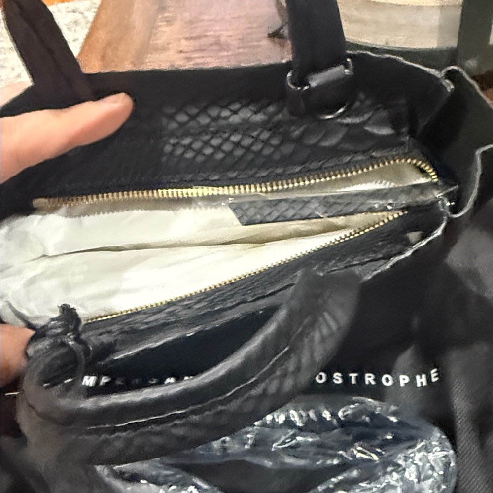 Ampersand as Apostrophe Leather Python Crossbody … - image 6